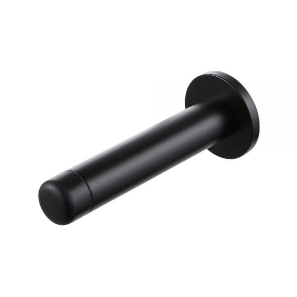 WALL MOUNTED DOOR STOP 85MM Matt Black Handles Plus