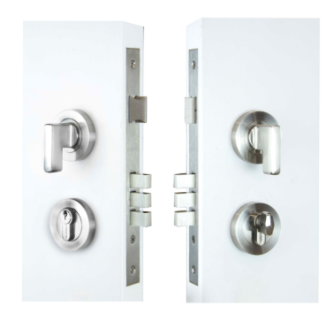 Mini Lever Entrance Lock Kit Round 60mm - Image 3