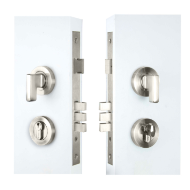Mini Lever Entrance Lock Kit Round 60mm - Image 2