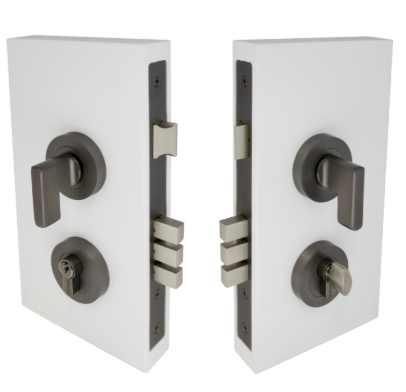 Mini Lever Entrance Lock Kit Round 60mm - Image 4